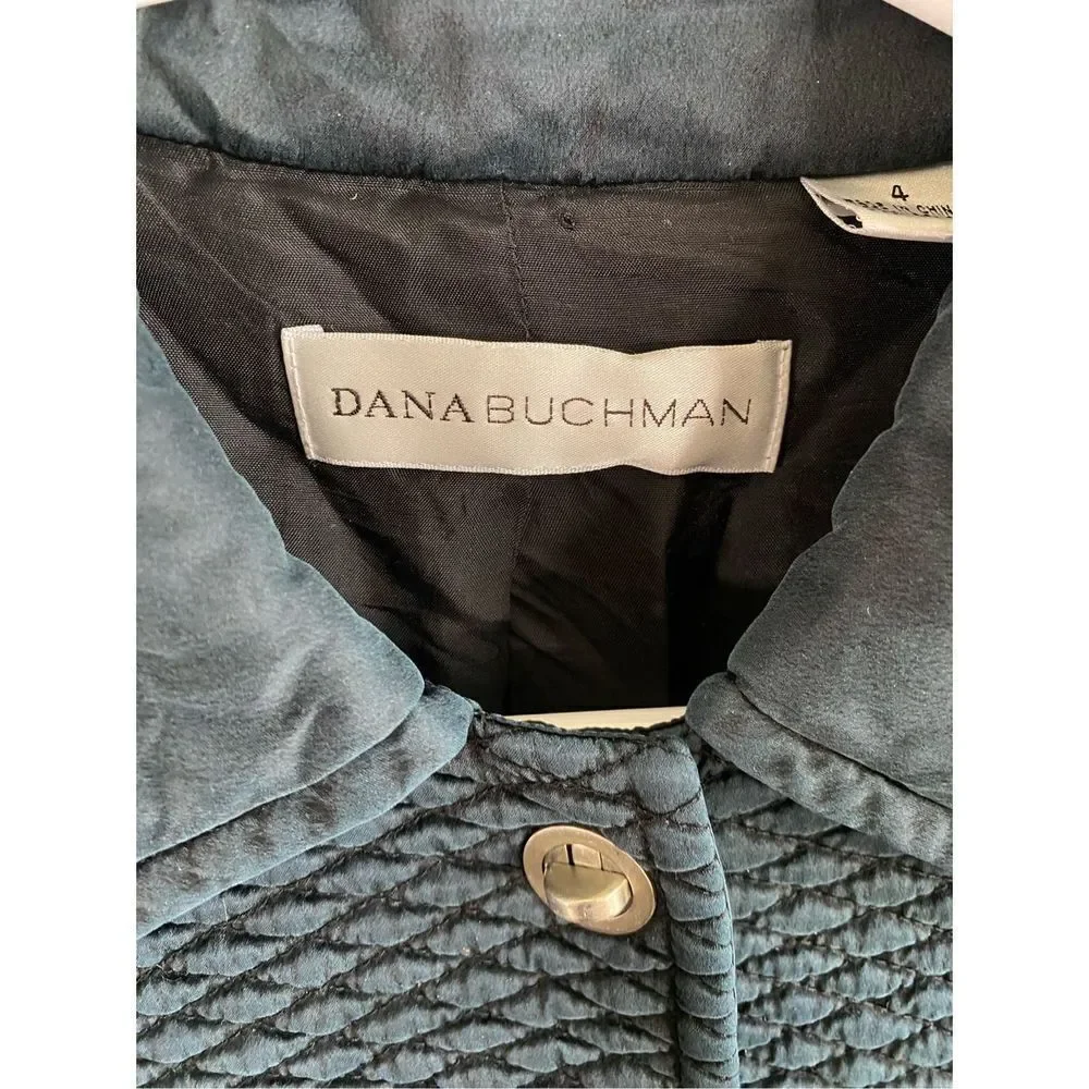 Dana Buchanan‎ Quilted Silk Jacket